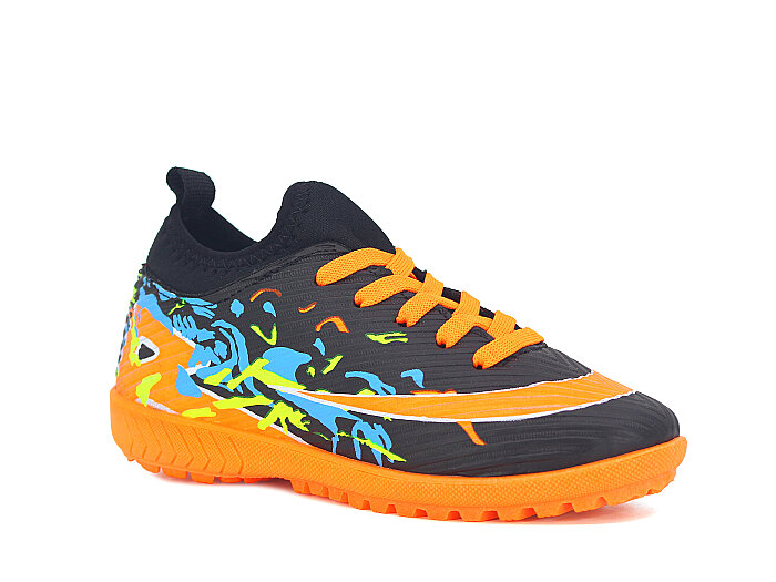 Lagoos Filet 2026 Renkli Taban Çoraplı Halı Saha Ayakkabısı Turuncu - 1