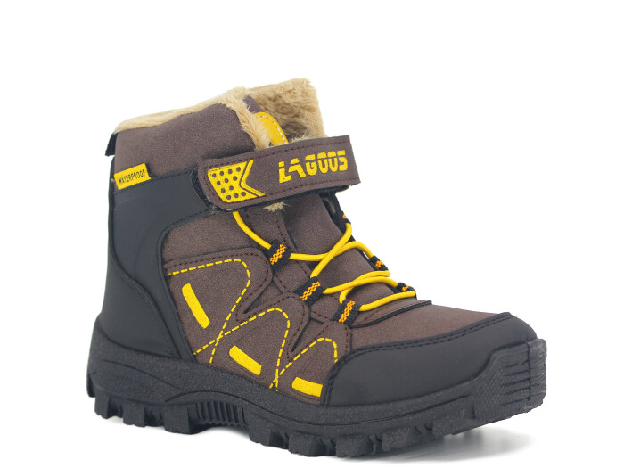 Lagoos Filet BT-212 Trekking Kısa Bot Kahve - Sarı - Lagoos
