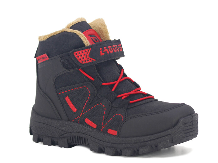 Lagoos Filet BT-212 Trekking Kısa Bot Siyah - Kırmızı - Lagoos