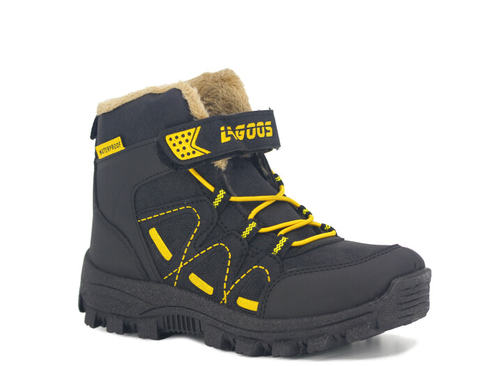 Lagoos Filet BT-212 Trekking Kısa Bot Siyah - Sarı 
