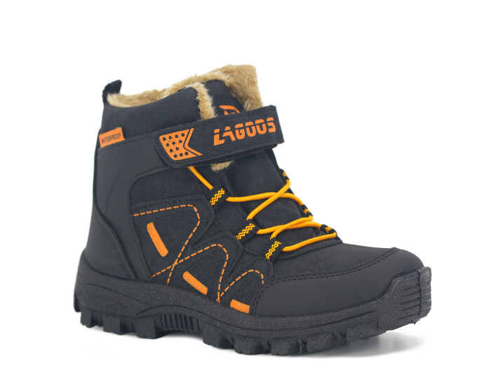 Lagoos Filet BT-212 Trekking Kısa Bot Siyah - Turuncu 