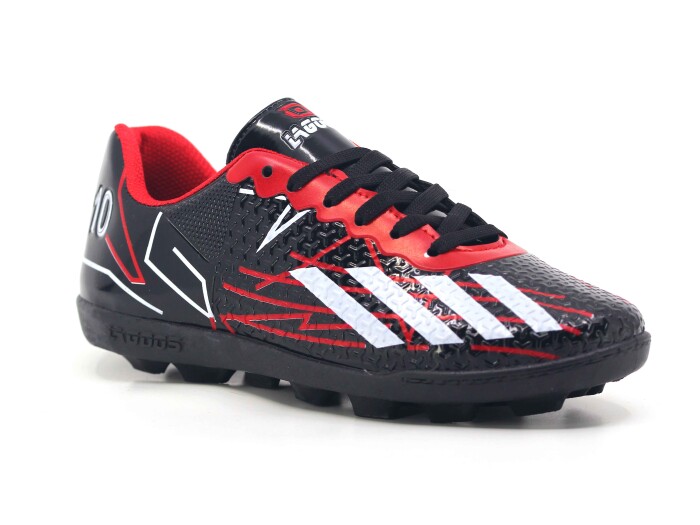 Lagoos Garson 2010 Siyah Taban Çoraplı Krampon Ayakkabı Kırmızı Rugan - 1