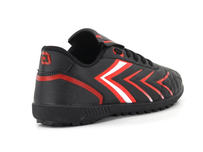 Lagoos Merdane H-2000 Siyah Taban Halı Saha Ayakkabısı Kırmızı