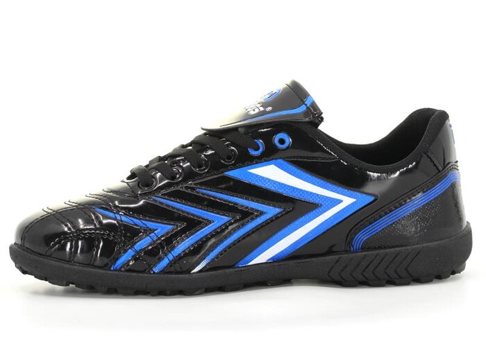 Lagoos Merdane H-2000 Siyah Taban Halı Saha Ayakkabısı Mavi Rugan