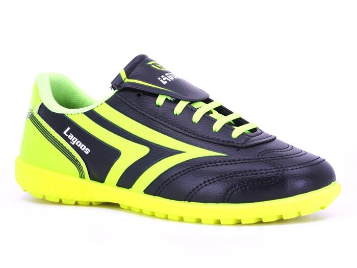 Lagoos Merdane H-2001 Renkli Taban Halı Saha Ayakkabısı Sarı - Thumbnail