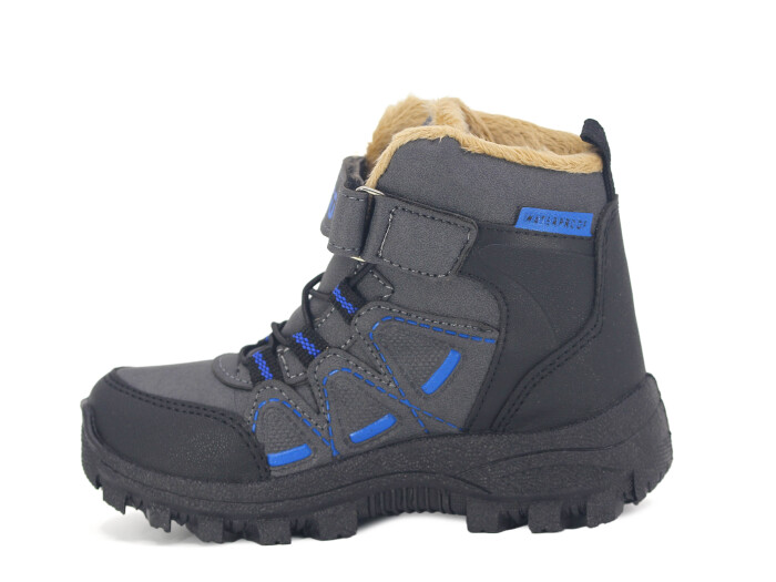 Lagoos Patik BT-212 Trekking Kısa Bot Gri - Mavi - 2
