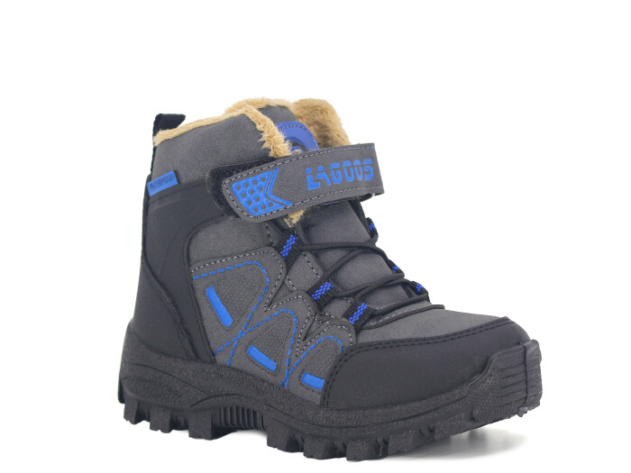 Lagoos Patik BT-212 Trekking Kısa Bot Gri - Mavi - 1