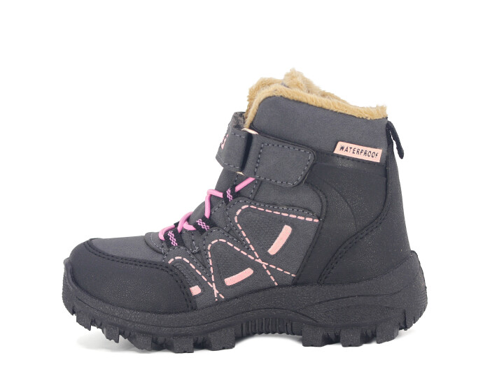 Lagoos Patik BT-212 Trekking Kısa Bot Gri - Pembe - 2