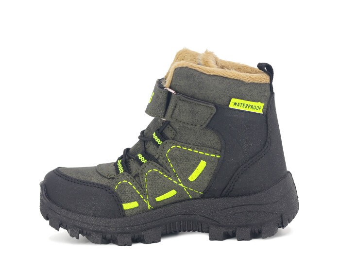 Lagoos Patik BT-212 Trekking Kısa Bot Haki - Sarı - 2