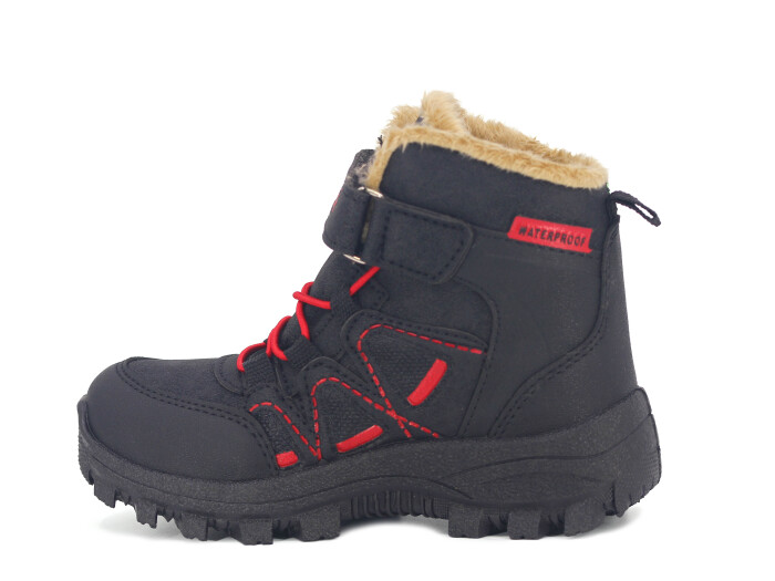 Lagoos Patik BT-212 Trekking Kısa Bot Siyah - Kırmızı - Lagoos (1)