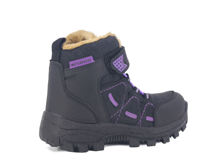 Lagoos Patik BT-212 Trekking Kısa Bot Siyah - Lila - 3