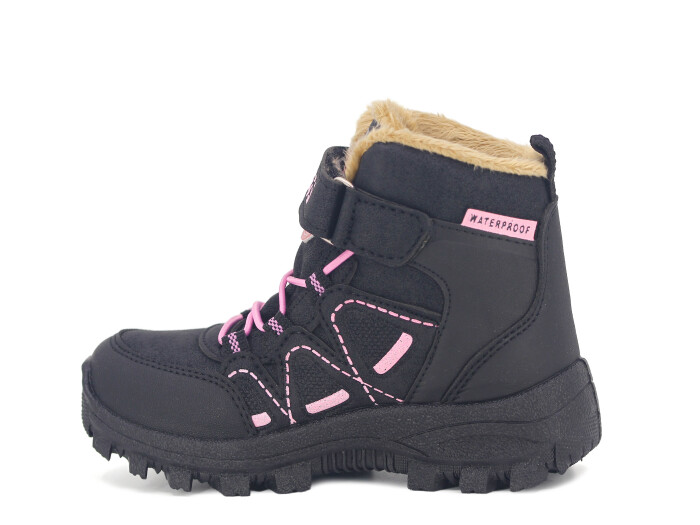 Lagoos Patik BT-212 Trekking Kısa Bot Siyah - Pembe - Lagoos (1)