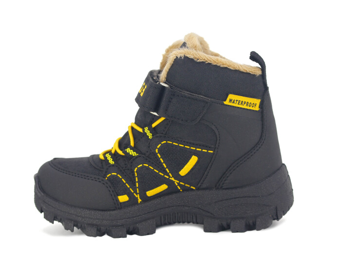 Lagoos Patik BT-212 Trekking Kısa Bot Siyah - Sarı - 2