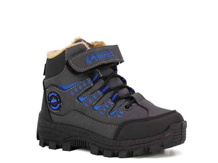 Lagoos Patik BT-215 Trekking Kısa Bot Gri - Mavi - Lagoos