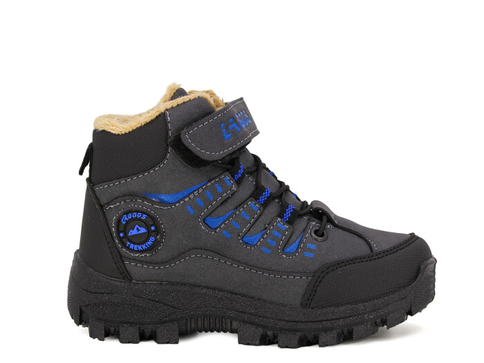 Lagoos Patik BT-215 Trekking Kısa Bot Gri - Mavi - 3