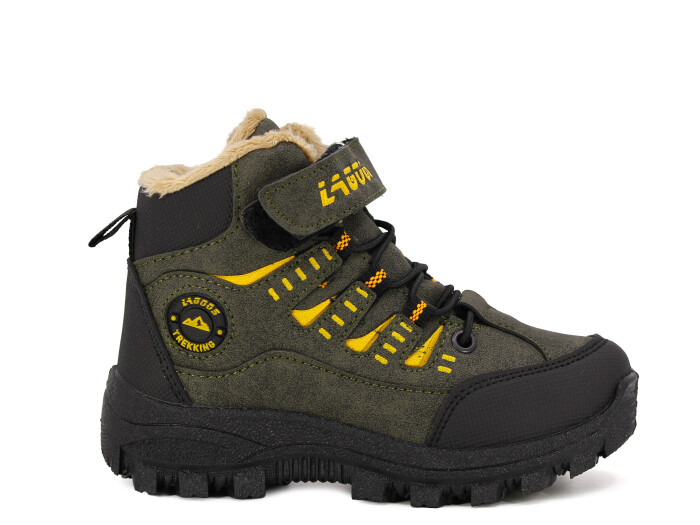 Lagoos Patik BT-215 Trekking Kısa Bot Haki - Sarı - 3