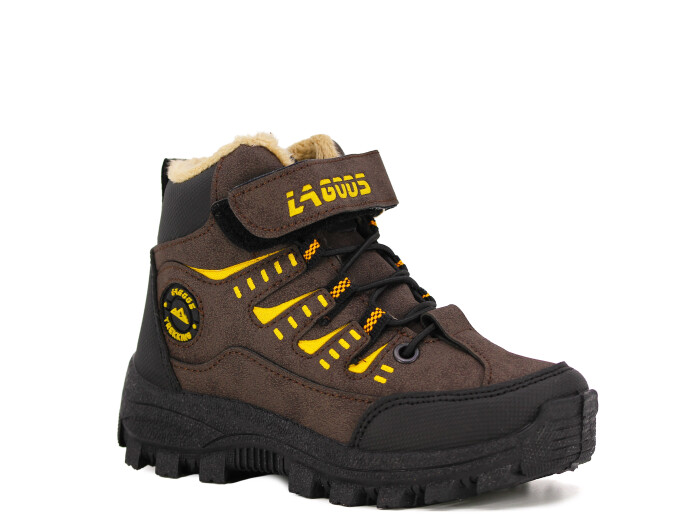 Lagoos Patik BT-215 Trekking Kısa Bot Kahve - Sarı - 1