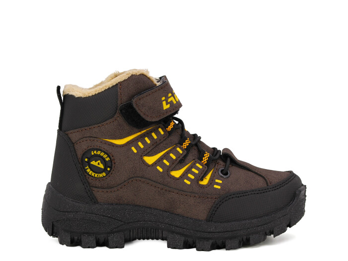 Lagoos Patik BT-215 Trekking Kısa Bot Kahve - Sarı - 3