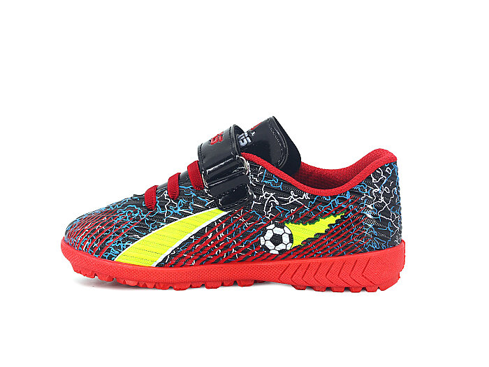 Lagoos Patik H-2014 Renkli Taban Halı Saha Ayakkabısı Kırmızı Rugan - Lagoos (1)