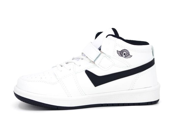 Lambırlent Filet 8070 Dank Cilt Spor Ayakkabı Beyaz - Siyah - Lambırlent (1)