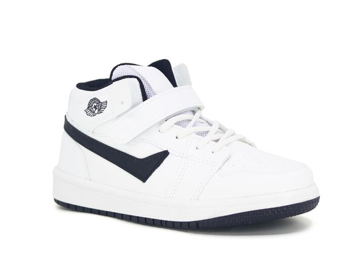 Lambırlent Filet 8070 Dank Cilt Spor Ayakkabı Beyaz - Siyah - Lambırlent