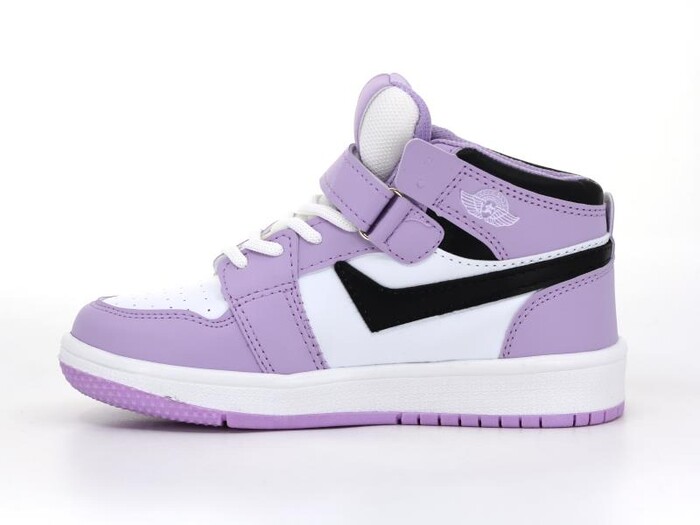 Lambırlent Filet 8070 Dank Cilt Spor Ayakkabı Lila - Beyaz - Siyah - Lambırlent (1)