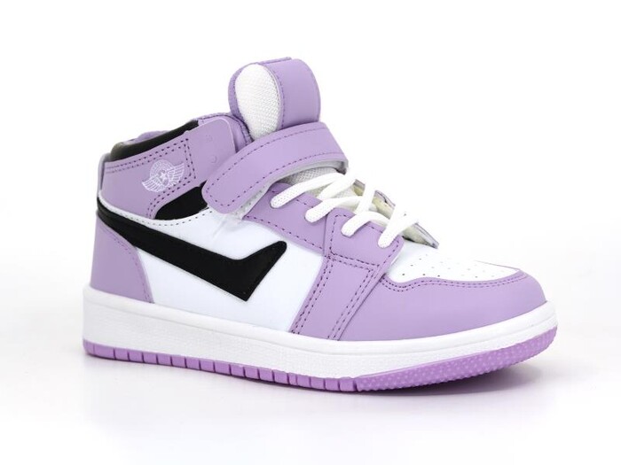 Lambırlent Filet 8070 Dank Cilt Spor Ayakkabı Lila - Beyaz - Siyah - 1