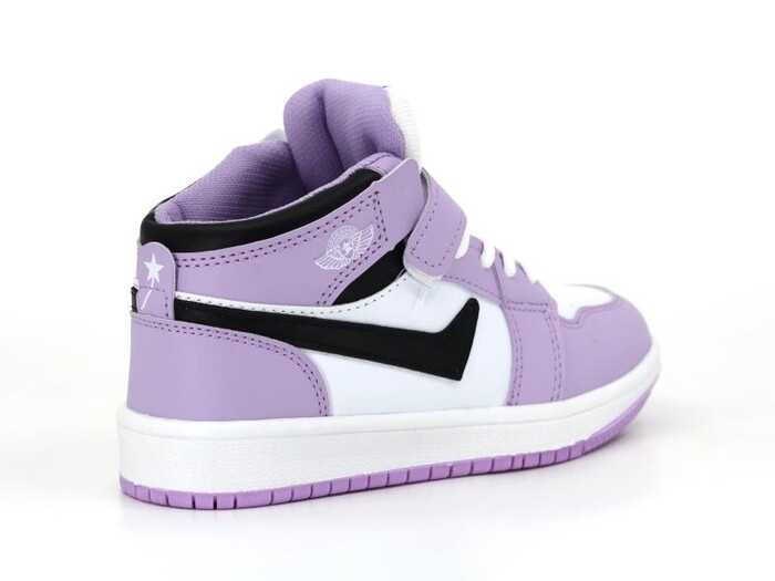 Lambırlent Filet 8070 Dank Cilt Spor Ayakkabı Lila - Beyaz - Siyah - 3