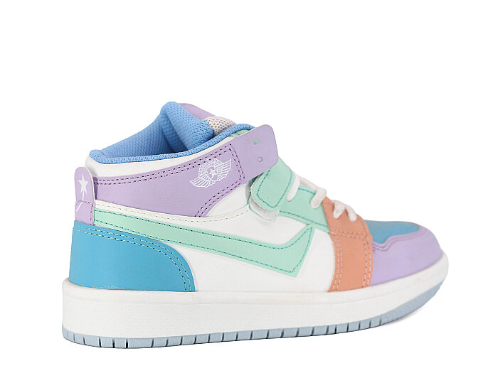 Lambırlent Filet 8070 Dank Cilt Spor Ayakkabı Lila - Gök Mavi - 3