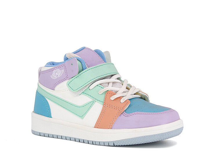 Lambırlent Filet 8070 Dank Cilt Spor Ayakkabı Lila - Gök Mavi - 1