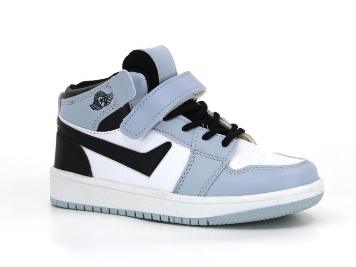 Lambırlent Filet 8070 Dank Cilt Spor Ayakkabı Mavi - Beyaz - Siyah - 4