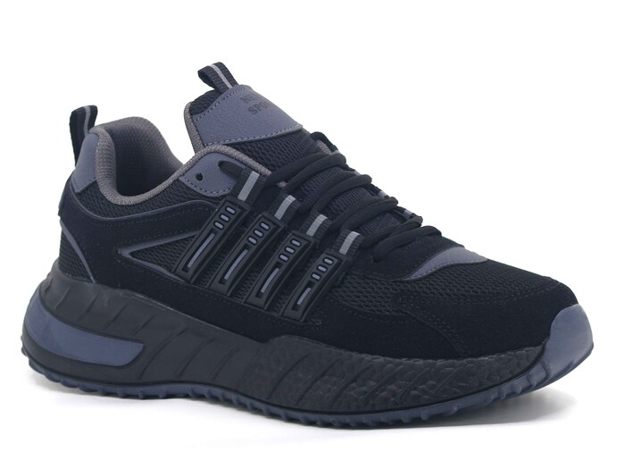 Lambırlent Garson 7615 Anorak Spor Ayakkabı Siyah - Füme