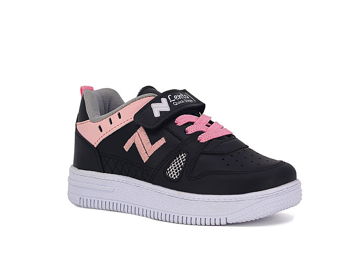 Lento Patik A-37 Cilt Spor Ayakkabı Siyah - Pembe - 1
