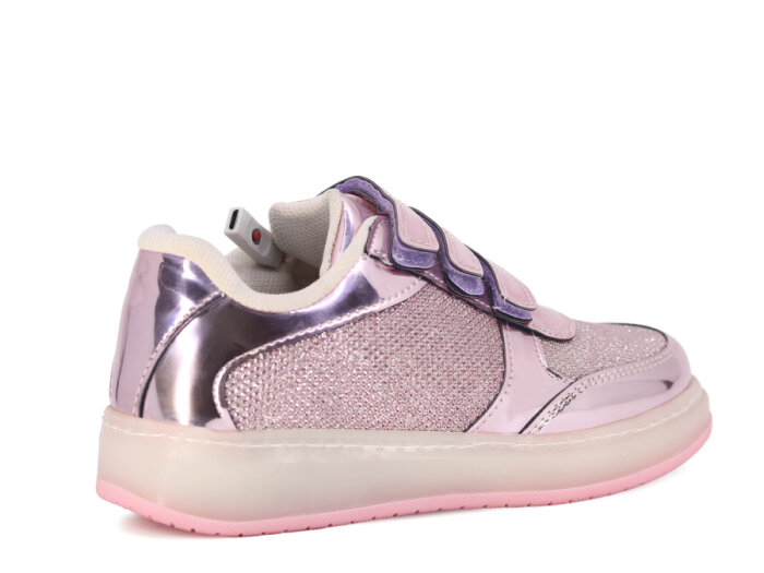 Lepetit Kids Filet 1010 Led Işıklı Spor Ayakkabı Pembe - 3