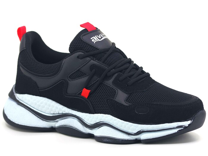 Lepons Merdane 0852 Anorak Spor Ayakkabı Siyah - Beyaz - 1