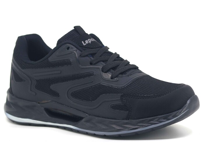 Lepons Merdane L-158 Anorak Spor Ayakkabı Siyah - Siyah - Lepons