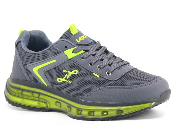 Lepons Merdane L-161 Anorak Spor Ayakkabı Füme - Sarı - Lepons