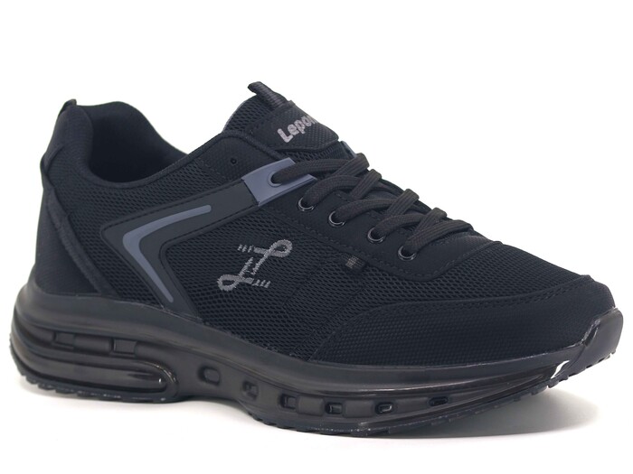 Lepons Merdane L-161 Anorak Spor Ayakkabı Siyah - Siyah - Lepons