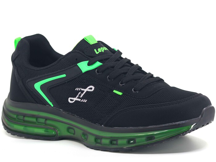 Lepons Merdane L-161 Anorak Spor Ayakkabı Siyah - Yeşil - Lepons