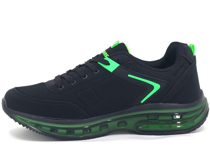 Lepons Merdane L-161 Anorak Spor Ayakkabı Siyah - Yeşil - Lepons (1)