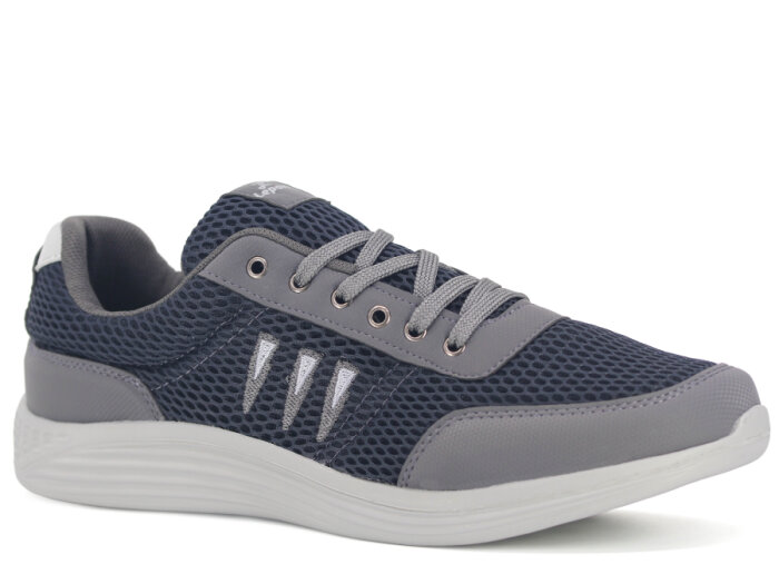 Lepons Merdane L-167 XXL Battal Anorak Spor Ayakkabı Füme - 1