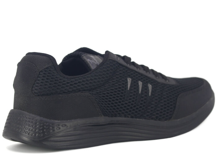 Lepons Merdane L-167 XXL Battal Anorak Spor Ayakkabı Siyah - Siyah - 3