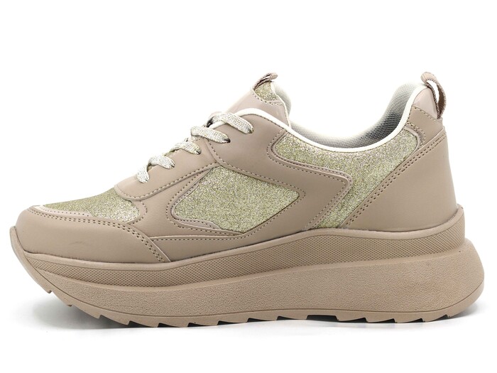 Lepons Zenne 0845 Simli Spor Ayakkabı Bej - Lepons (1)