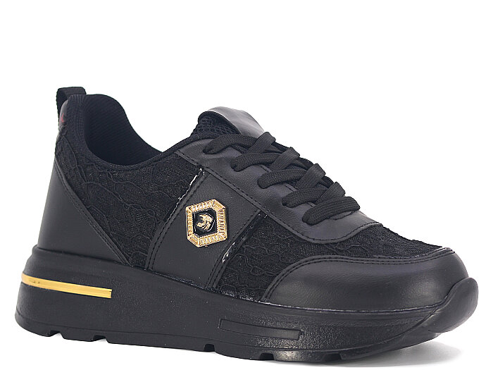 Lepons Zenne 0873 Anorak Spor Ayakkabı Siyah - Siyah 