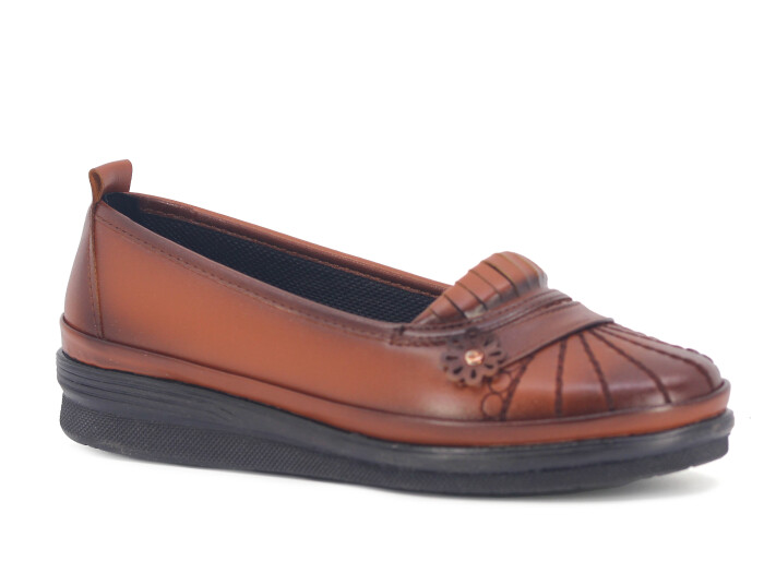 Lioss Zenne 03 Papatyalı Atom Anne Ayakkabısı Kahve - 1