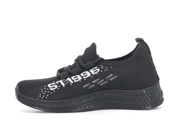Lorans Filet A10/75 Triko Bağcıklı 12'li Spor Ayakkabı Siyah - Beyaz