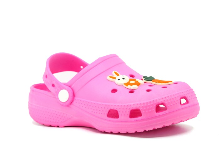 Lorin Filet 2401-21 Tavşanlı Etiketli Cross Terlik Fuşya - Lorin