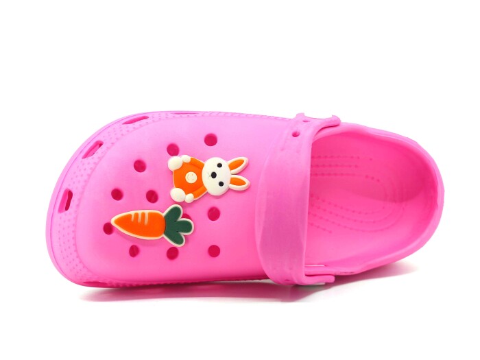 Lorin Filet 2401-21 Tavşanlı Etiketli Cross Terlik Fuşya - Lorin (1)