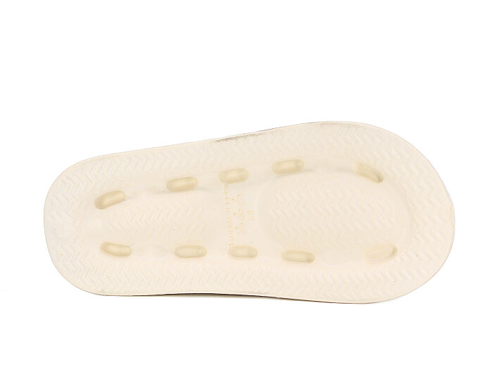 Lotus Filet Eva-33 Çift Bant Örgülü Taşlı Lux Eva Terlik Sedef - 3