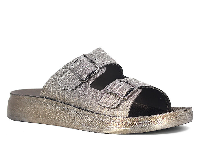 Lotus Zenne Gökçe 1001 Poli Günlük Terlik Platin - Lotus